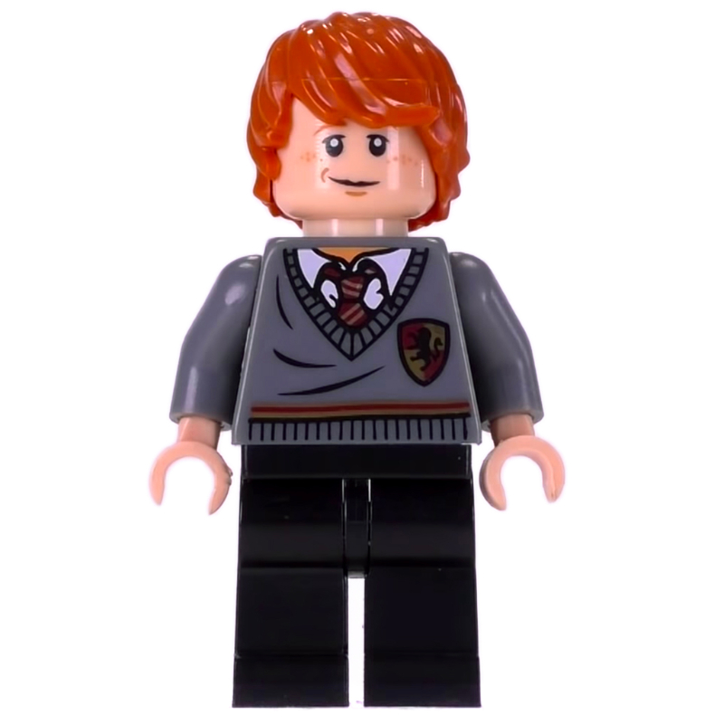 LEGO Ron Weasley, Gryffindor Sweater with Crest (fig-006077)