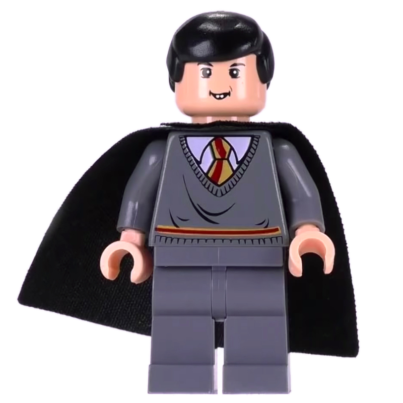 LEGO Neville Longbottom, Gryffindor Sweater, Cape (fig-006097)