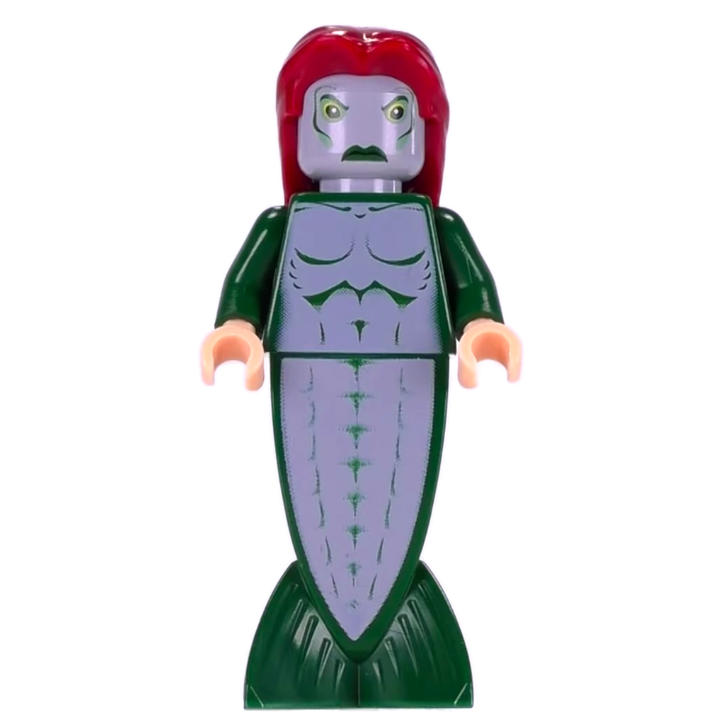 LEGO Merman with Dark Red Hair (fig-006106)