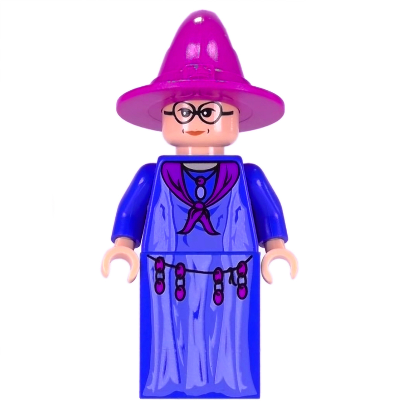 LEGO Professor Sybill Trelawney, Blue Robe, Light Purple Hat (fig-006110)