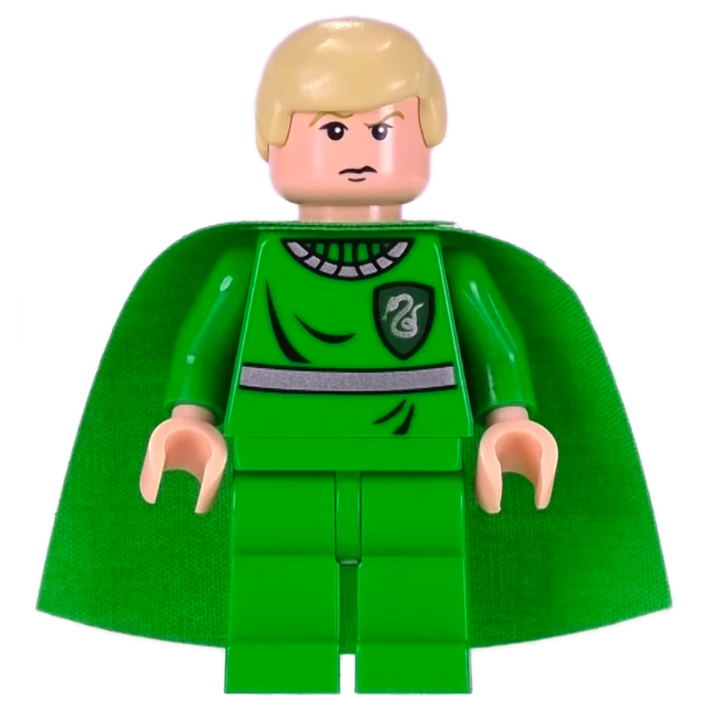 LEGO Draco Malfoy, Green Slytherin Quidditch Uniform (fig-006111)