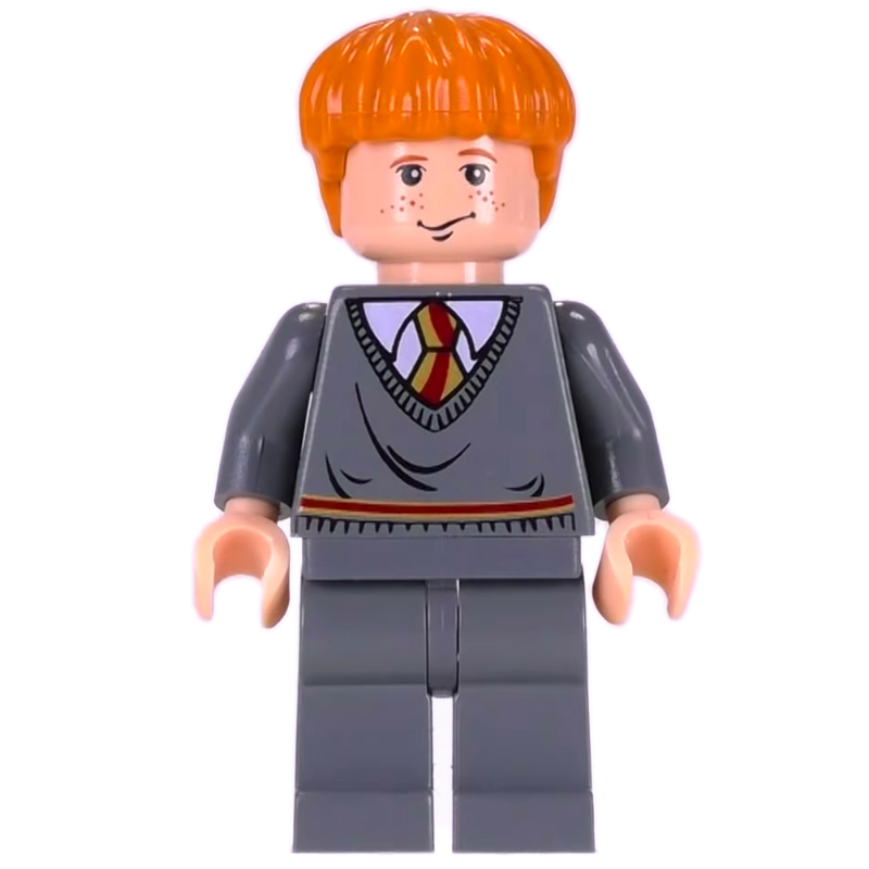 LEGO Ron Weasley, Gryffindor Sweater (Single Sided Head) (fig-006114)