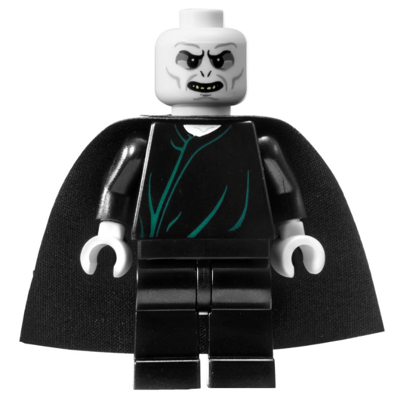 LEGO Voldemort, Black Cape (3626b Head) (fig-006124)