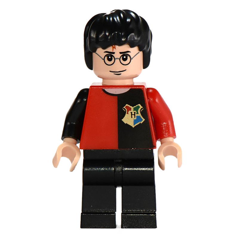 LEGO Harry Potter, Tournament Uniform Red and Black with Hogwarts Crest (fig-006140)