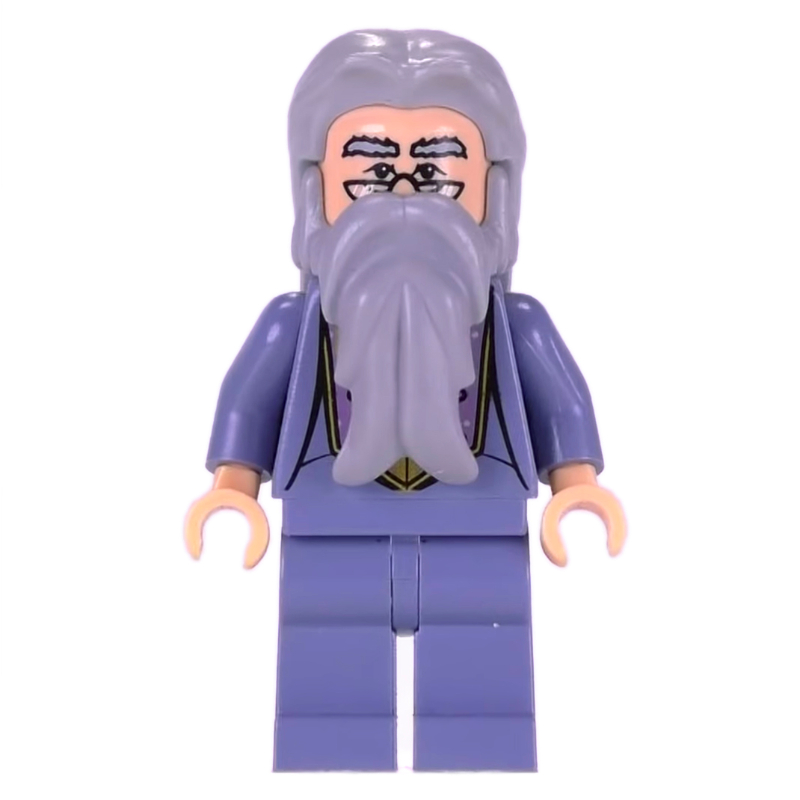 LEGO Albus Dumbledore, Sand Blue Outfit with Braid Clasps (fig-006141)