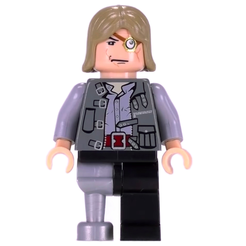 LEGO Alastor Mad-Eye Moody, Pearl Light Gray Peg Leg (fig-006145)