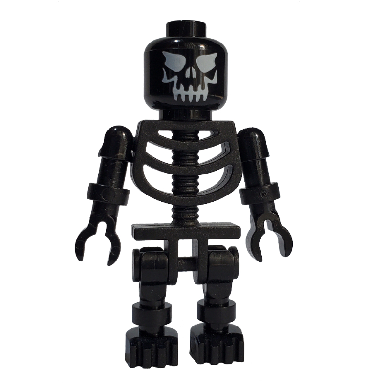 LEGO Skeleton, Evil Face, Black (fig-006147)