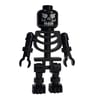 Skeleton, Evil Face, Black