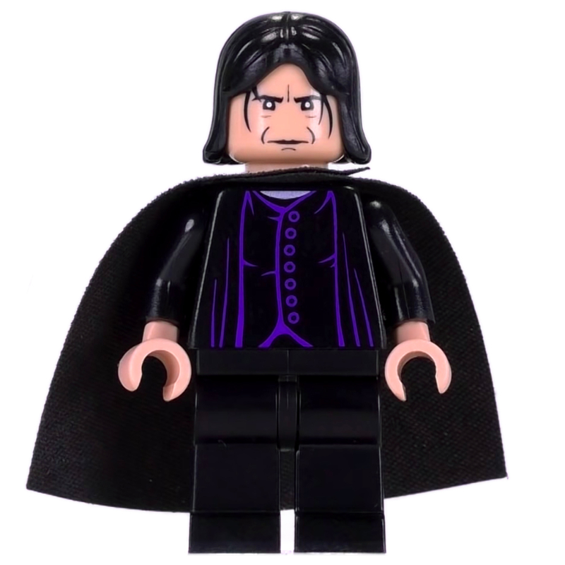 LEGO Professor Severus Snape, Dark Purple Vest, Cape (fig-006151)