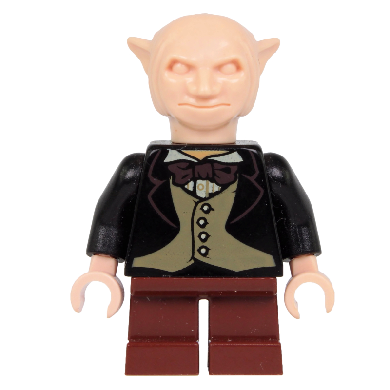 LEGO Goblin, Black Jacket and Reddish Brown Legs (fig-006166)