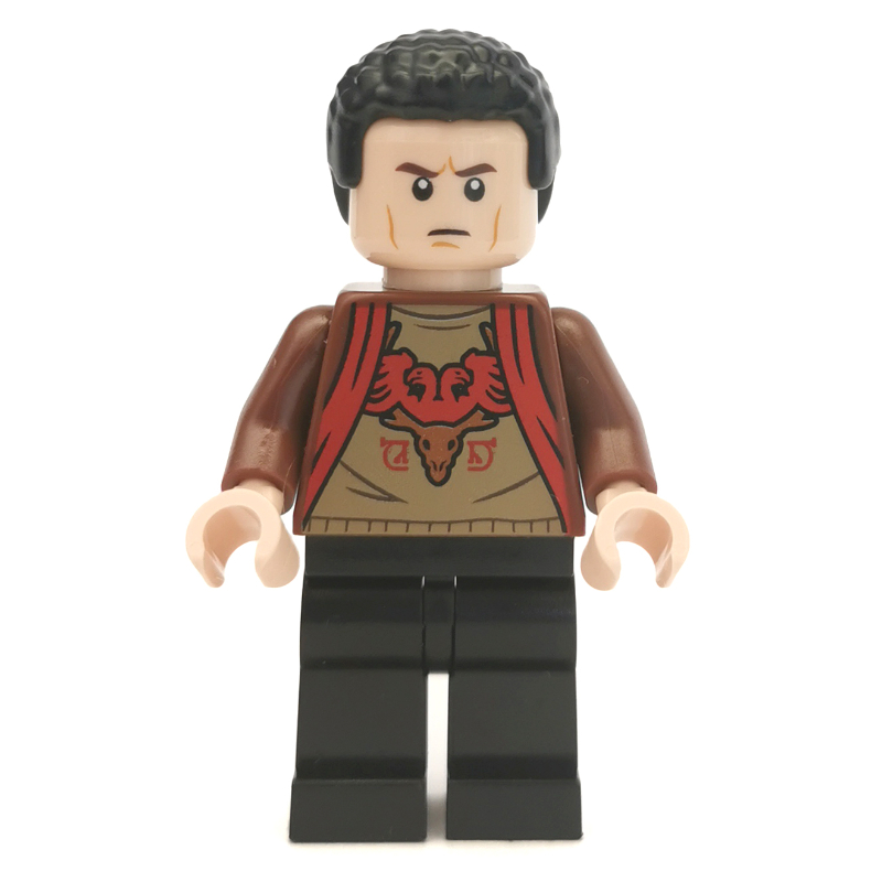 LEGO Viktor Krum, Reddish Brown Jacket Over Shirt with Durmstrang Crest (fig-006168)