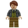 Remus Lupin, Dark Bluish Gray Jacket over Olive Green Vest