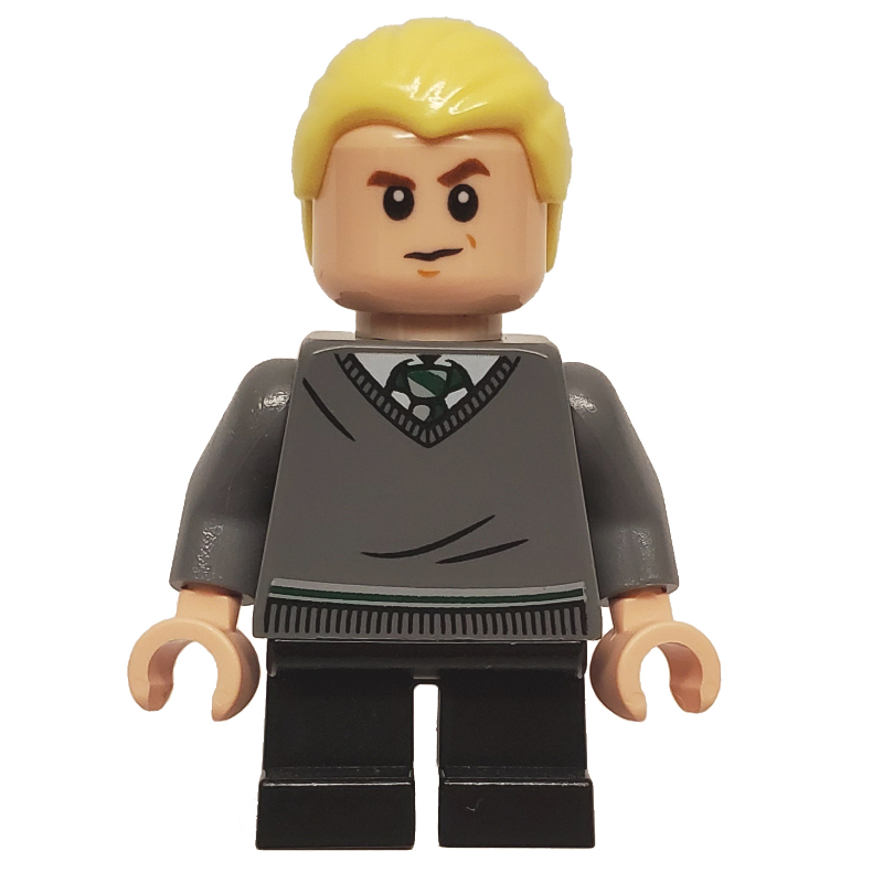 LEGO Draco Malfoy, Slytherin Sweater, Short Legs (fig-006186)