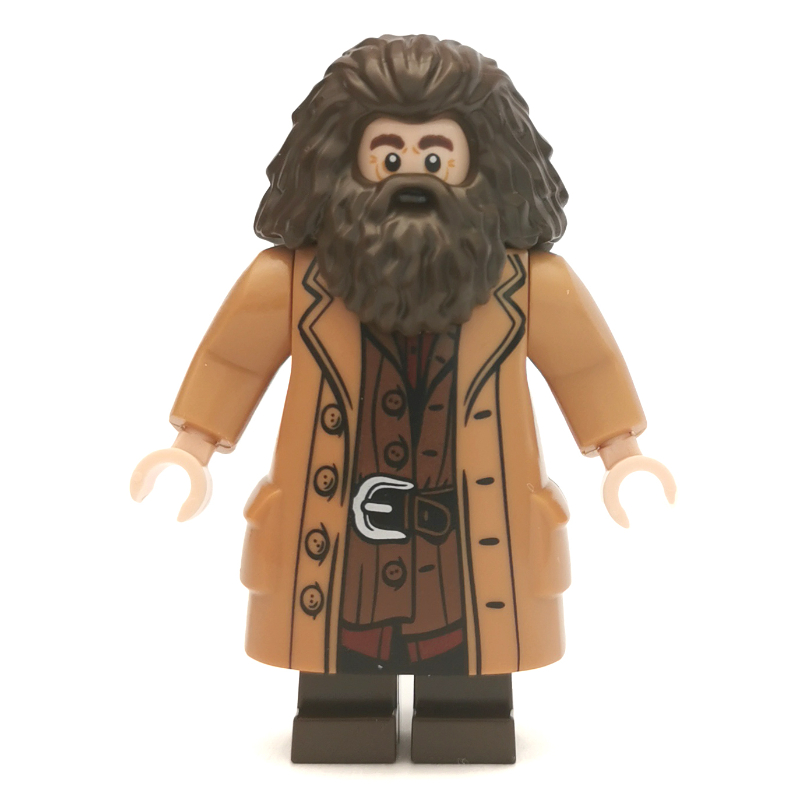 LEGO Rubeus Hagrid, Medium Nougat Overcoat, Arms with Pins (3626c Head) (fig-006189)