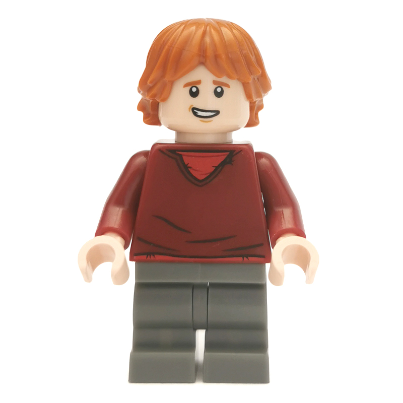 LEGO Ron Weasley, Dark Red Sweater, Medium Legs (fig-006214)