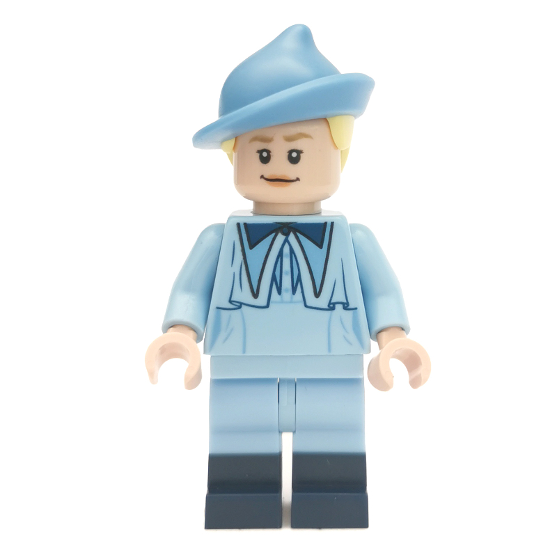 LEGO Fleur Delacour, Bright Light Blue Outfit and Hat (fig-006221)
