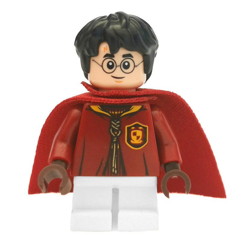 LEGO Harry Potter, Dark Red and White Quidditch Uniform, Short Legs (fig-006225)