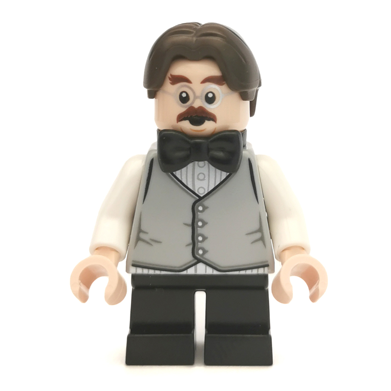 LEGO Professor Filius Flitwick, Light Bluish Gray Vest over White Shirt (fig-006229)