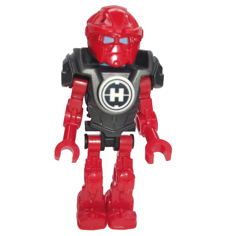 LEGO Furno in Pearl Dark Gray Armor, Bright Light Blue Head (fig-006292)