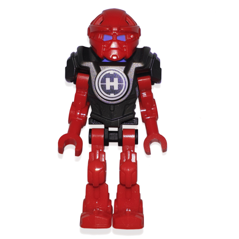 LEGO Furno in Pearl Dark Gray Armor, Blue Head (fig-006296)