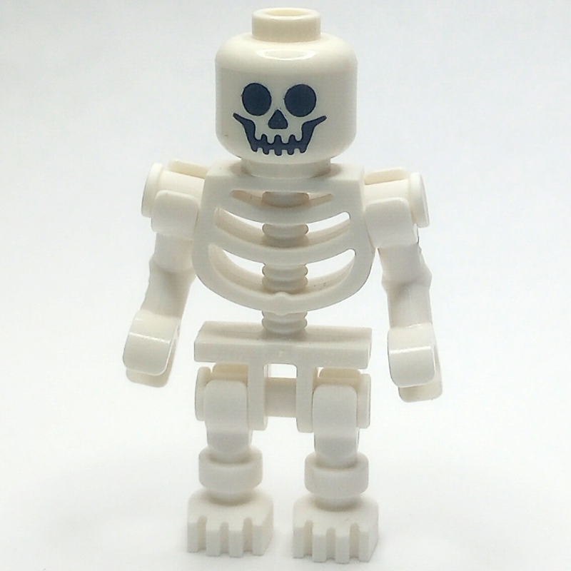 LEGO Skeleton, Standard Face, Bent Arms (60115 Torso) (fig-006331)