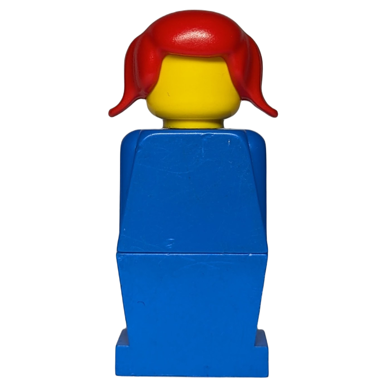 LEGO LEGOLAND Female Blue, Red Hair (fig-006384)