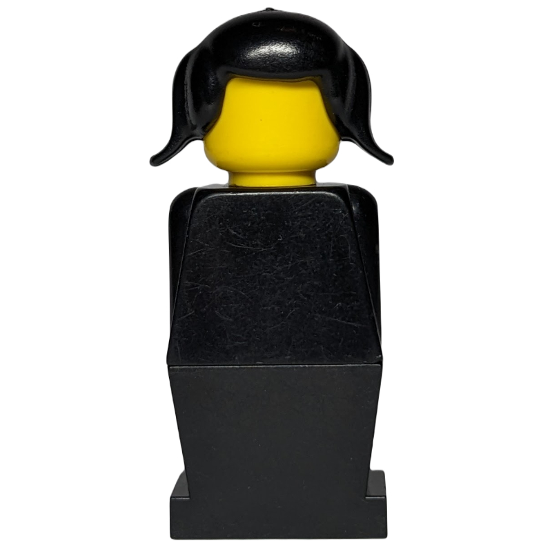 LEGO LEGOLAND Female Black (fig-006386)