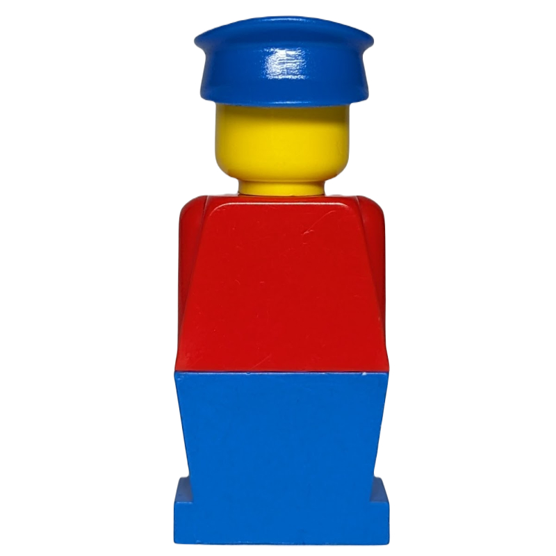 LEGO LEGOLAND Red Torso, Blue Legs, Blue Hat (fig-006388)