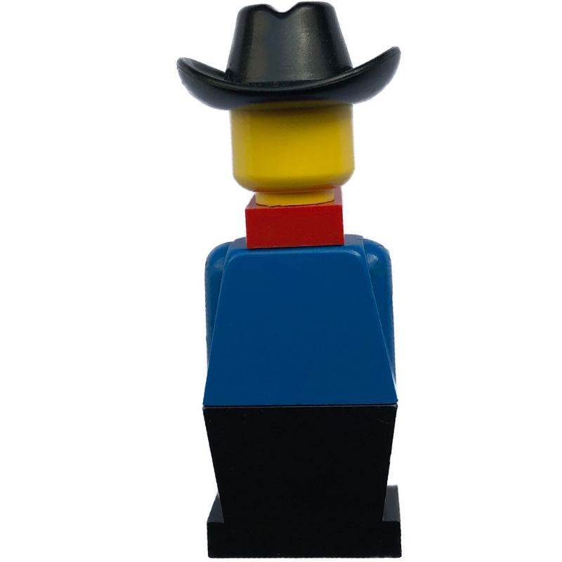 LEGO LEGOLAND Blue Torso, Black Legs, With Black Head, Red Bandana (fig-006390)