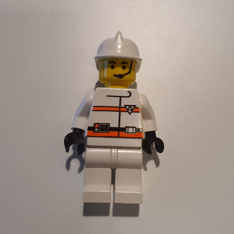 LEGO Res-Q - White Torso, White Legs, White Helmet (fig-006393)