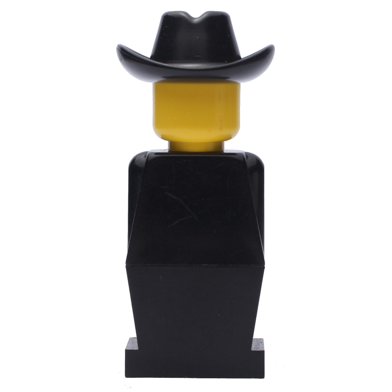 LEGO LEGOLAND Black Torso, Black Legs, Black Cowboy Hat (fig-006461)