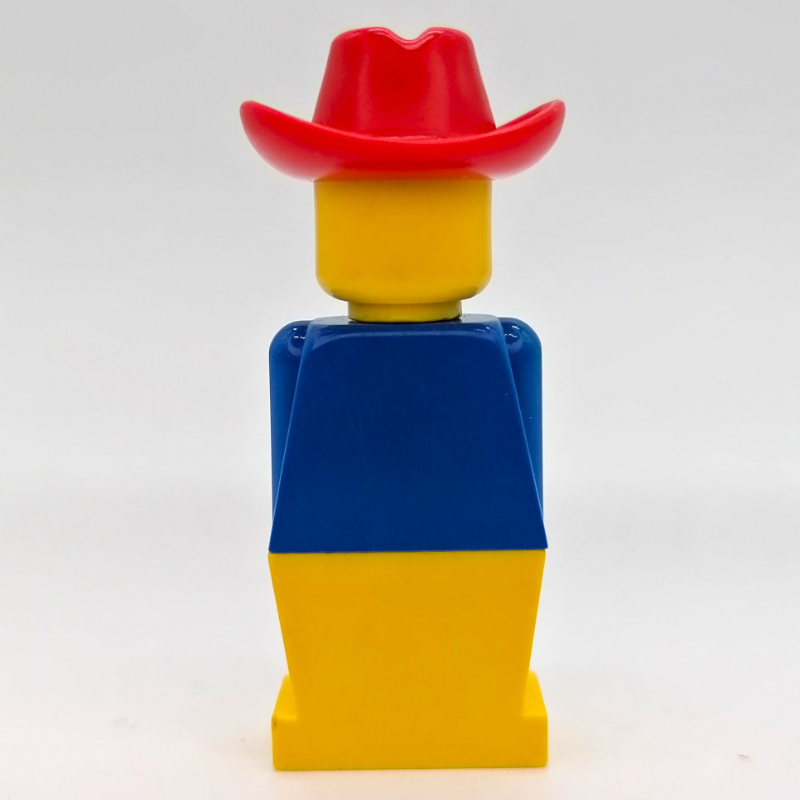 LEGO LEGOLAND Blue Torso, Yellow Legs, Red Cowboy Hat (fig-006464)