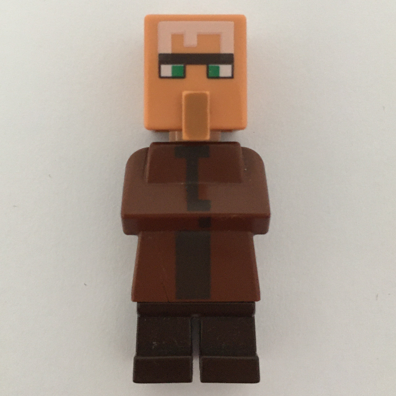 LEGO Villager, Reddish Brown (fig-006485)