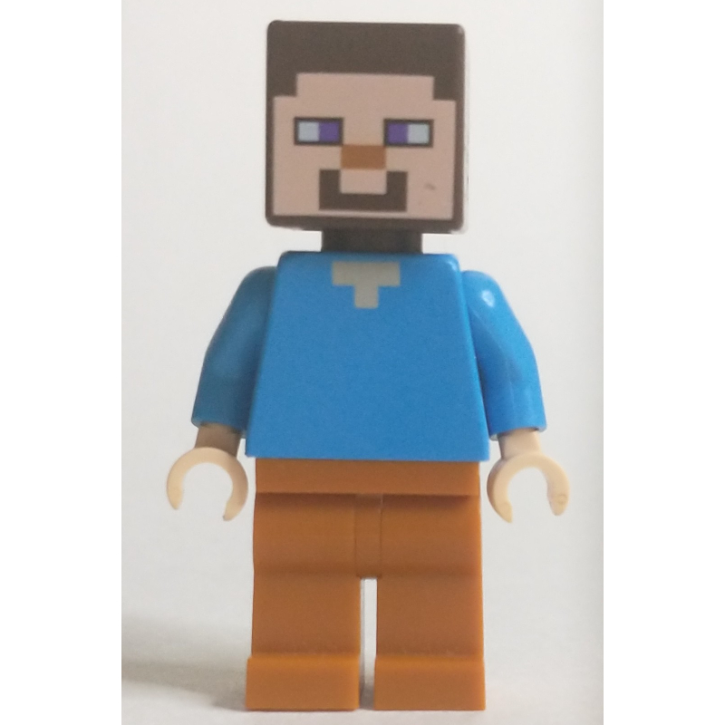 LEGO Steve with Dark Orange Legs (fig-006501)