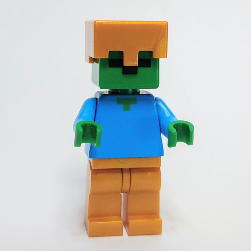 LEGO Zombie with Gold Helmet and Legs (fig-006515)