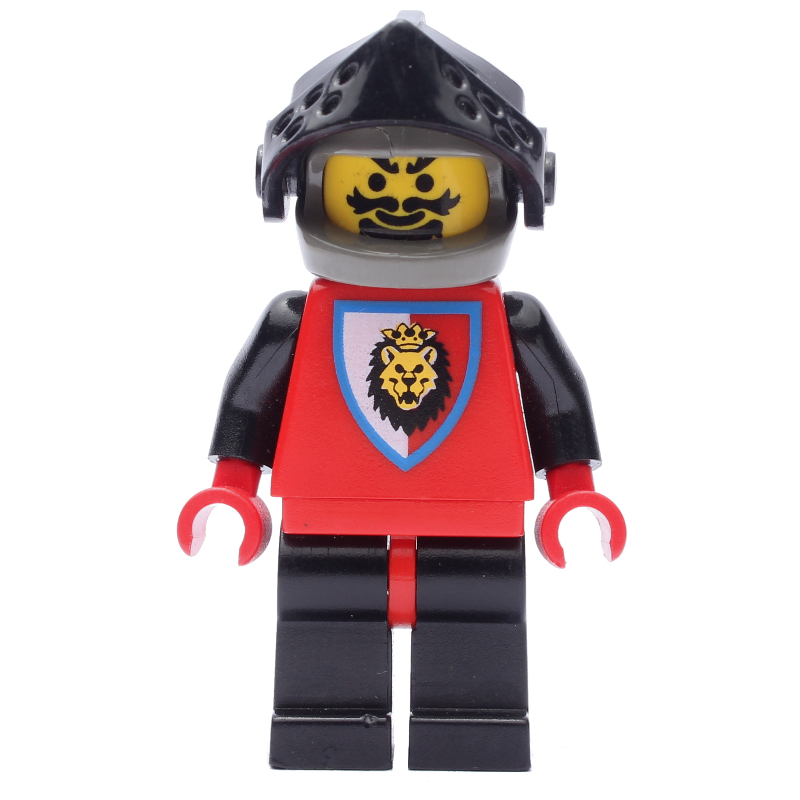 LEGO Knight (Royal Knights) - Black Legs, Dark Gray Helmet (fig-006552)