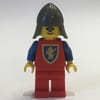 Knight (Crusader Lion) - Red Legs, Dark Gray Neck-Protector