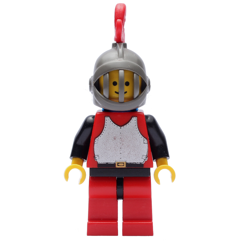 LEGO Knight (Breastplate on Red) - Red Legs, Red Plume (fig-006572)