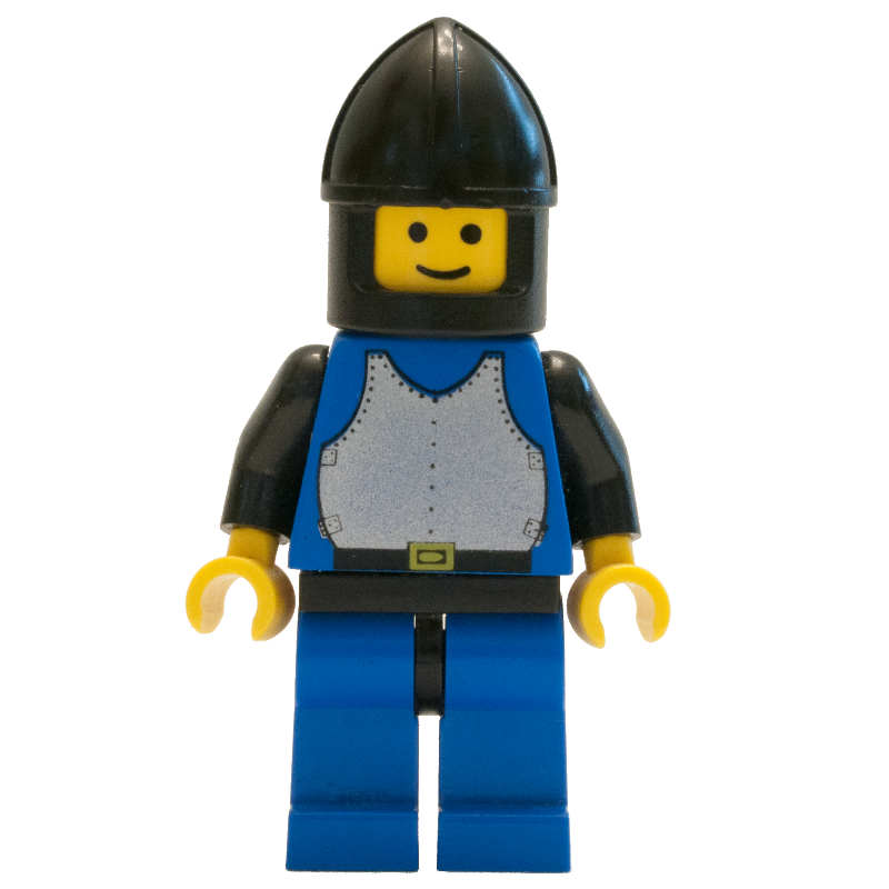LEGO Knight (Breastplate on Blue) - Blue Legs, Chin-Guard (fig-006578)