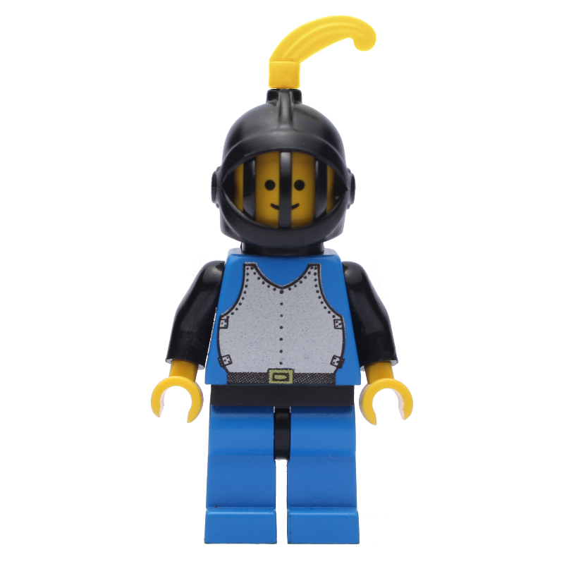 LEGO Knight (Breastplate on Blue) - Blue Legs, Yellow Plume, 3626b (fig-006580)