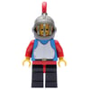 Knight (Breastplate on Blue) - Black Legs, Red Plume