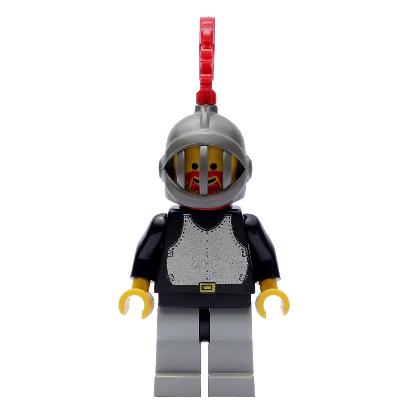 LEGO Knight (Breastplate on Black) - Light Gray Legs (fig-006595)