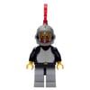 Knight (Breastplate on Black) - Light Gray Legs