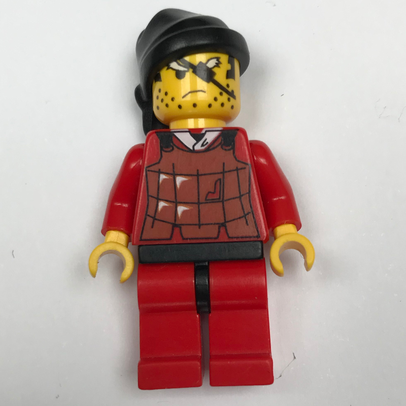 LEGO Robber, Printed Brown Armor (fig-006598)