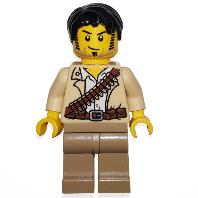 LEGO Jake Raines with Ammo Belt (3626c Head) (fig-006618)