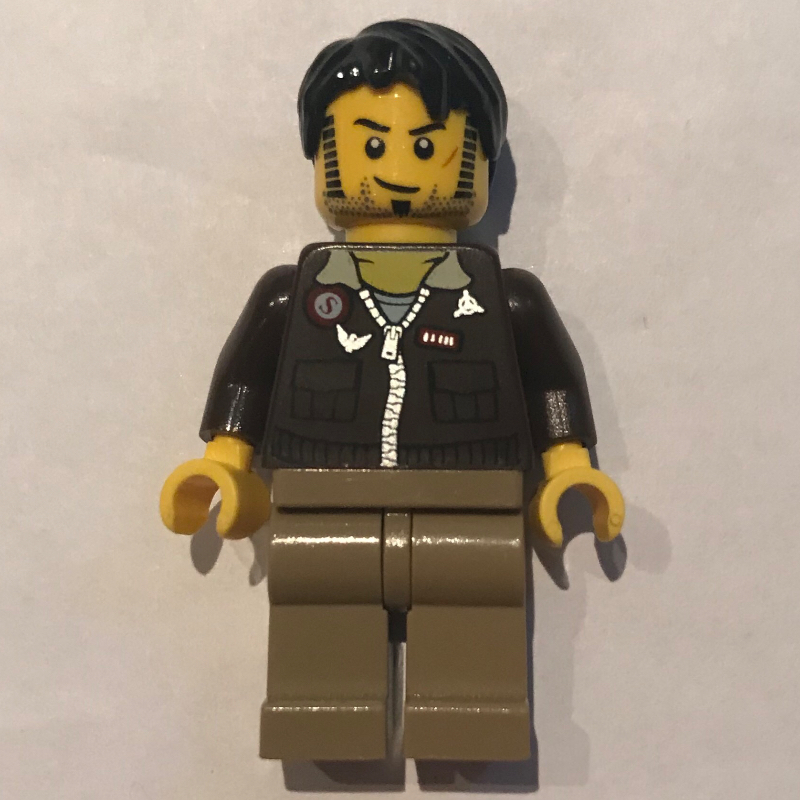 LEGO Jake Raines in Reddish Brown Jacket (fig-006624)