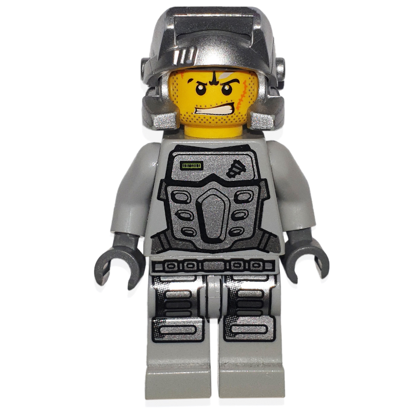 LEGO Rex, Light Bluish Gray (fig-006634)