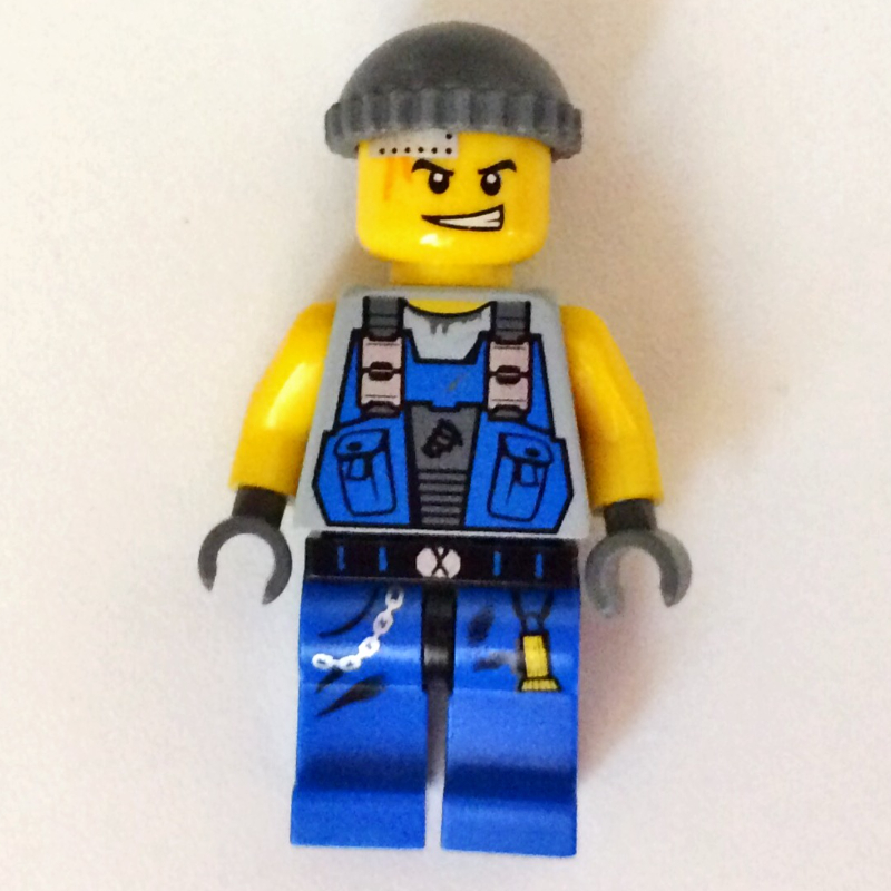 LEGO Power Miner, Engineer with Hat (fig-006643)