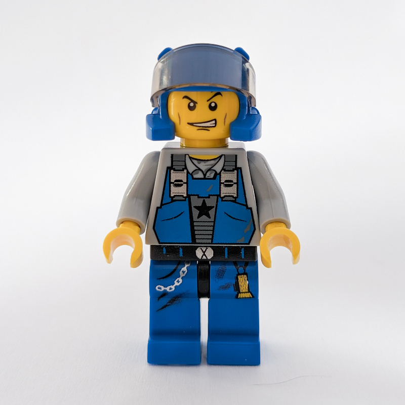 LEGO Doc, Blue, with Visor (fig-006646)