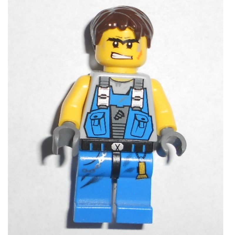 LEGO Power Miner, Orange Scar, Hair (fig-006649)